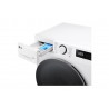 LG | F2DR509S1W | Washing machine with dryer | Energy efficiency class A | Front loading | Washing capacity 9 kg | 1200 RPM | De