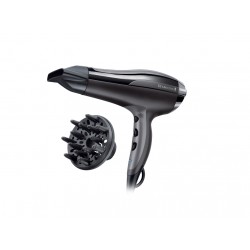 Remington | Hair Dryer | Pro-Air Turbo D5220 | 2400 W | Number of temperature settings 3 | Ionic function | Diffuser nozzle | Bl