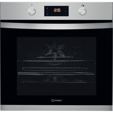INDESIT | IFW 3544 JH IX | Oven | 71 L | Electric | Hydrolytic | Electronic | Height 59.5 cm | Width 59.5 cm | Stainless steel
