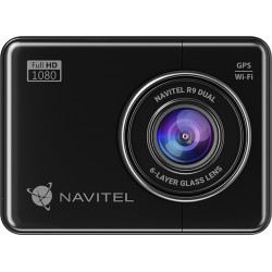 Navitel | R9 DUAL | Wi-Fi | Two-channel Full HD Dashcam | Audio recorder