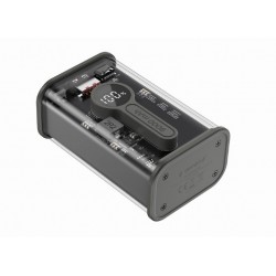 Gembird | PB09-TQC3-01 | Transparent QC3.0 Quick Charging Power Bank | 9000 mAh | Black